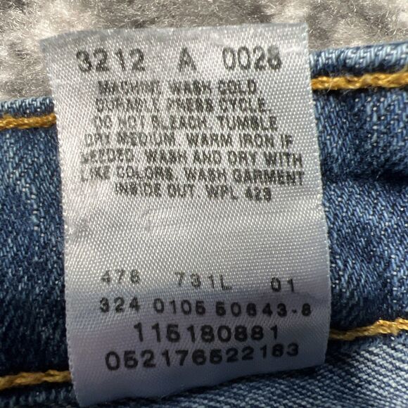 Levi's Special Edition Jeans Womens Junior 5M Blue Denim Distressed Low Rise - Picture 6 of 15